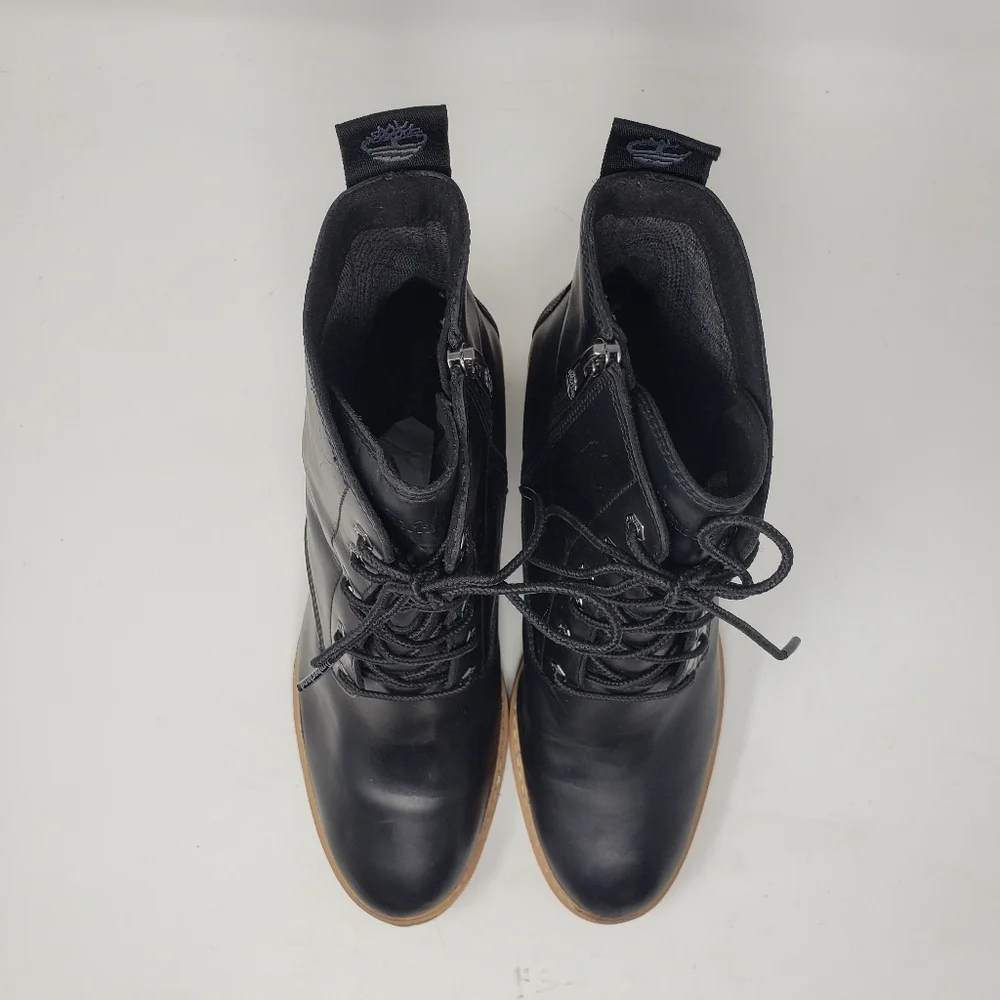 Timberland Women’s Sienna Black Lace-up Boots size 10 - Picture 2 of 8